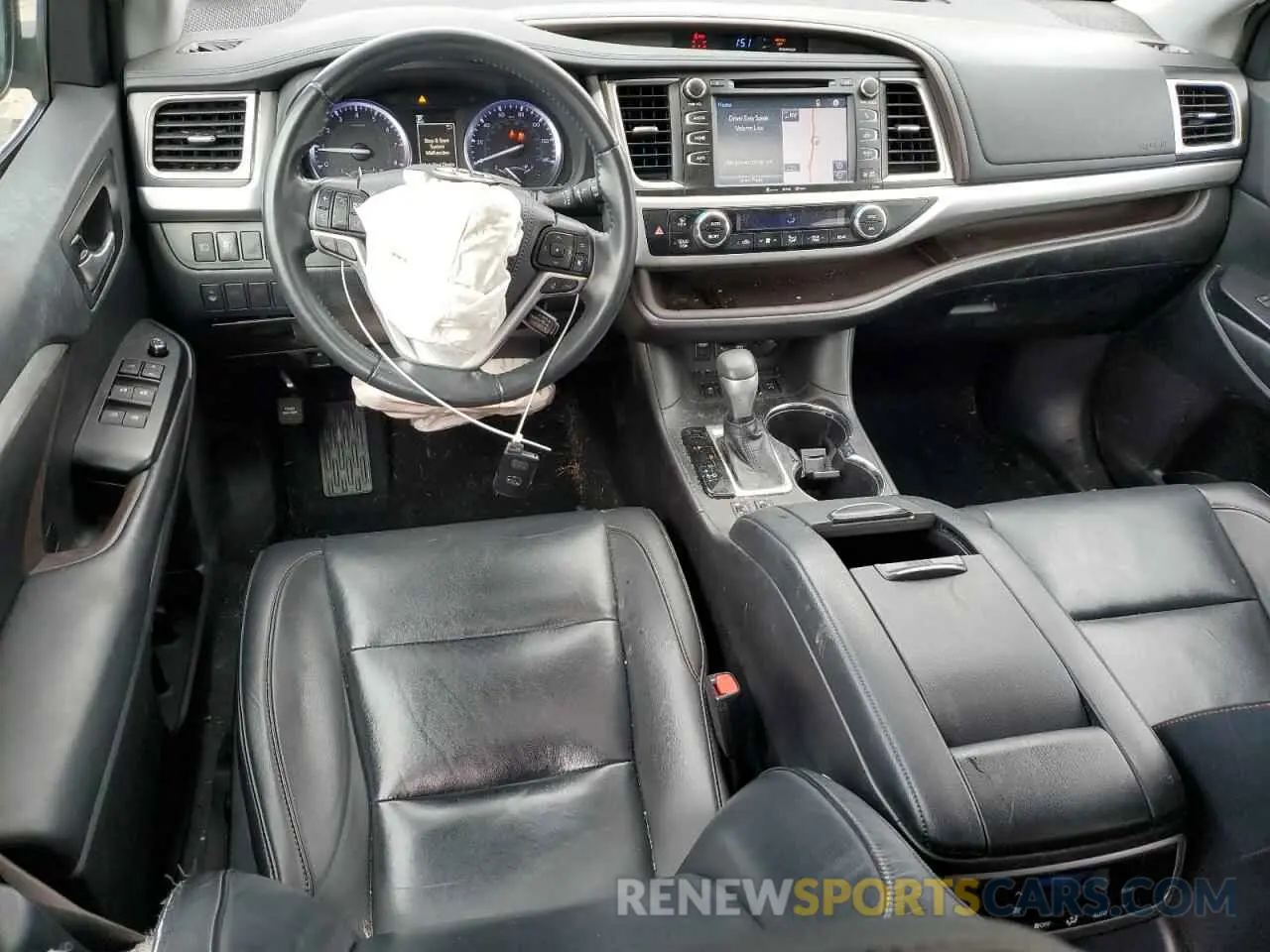 8 Фотография поврежденного автомобиля 5TDJZRFH0KS585593 TOYOTA HIGHLANDER 2019
