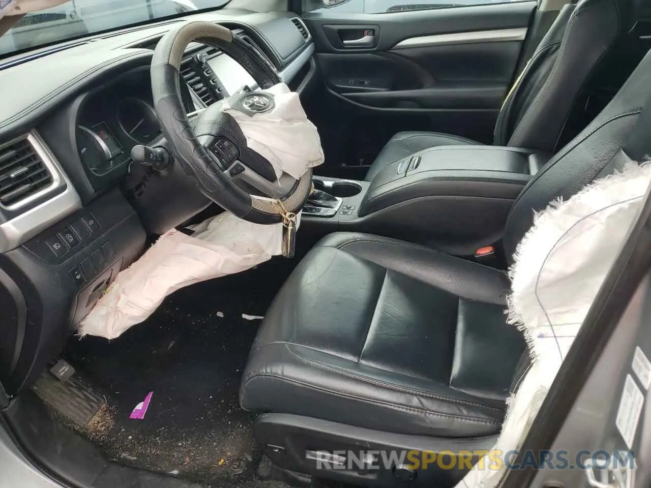7 Фотография поврежденного автомобиля 5TDJZRFH0KS593872 TOYOTA HIGHLANDER 2019