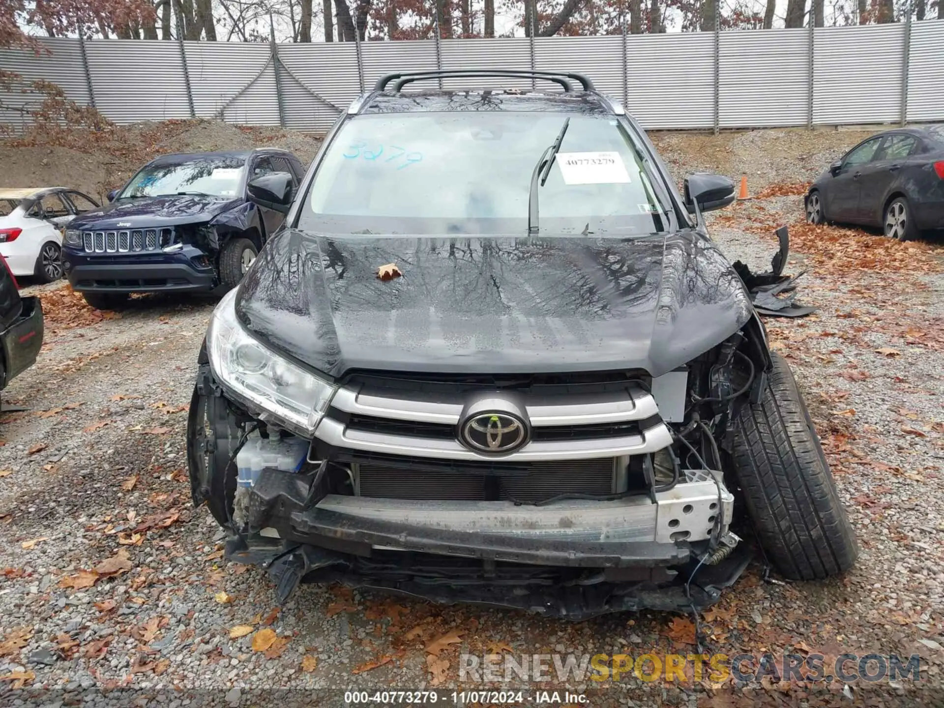 13 Фотография поврежденного автомобиля 5TDJZRFH0KS617099 TOYOTA HIGHLANDER 2019