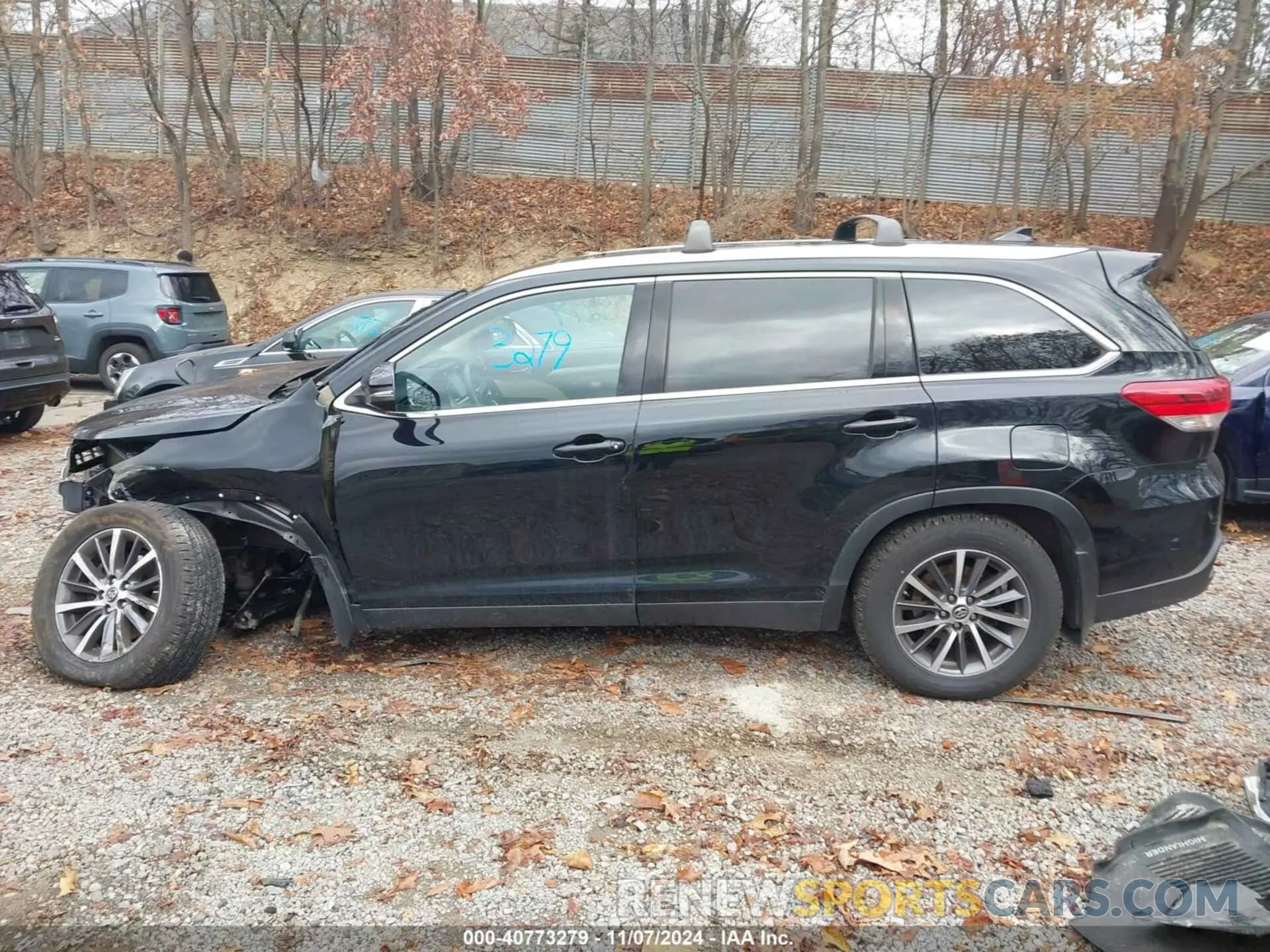 15 Фотография поврежденного автомобиля 5TDJZRFH0KS617099 TOYOTA HIGHLANDER 2019
