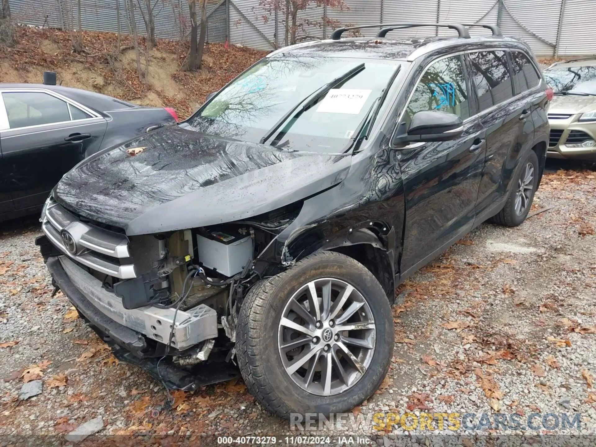 2 Фотография поврежденного автомобиля 5TDJZRFH0KS617099 TOYOTA HIGHLANDER 2019