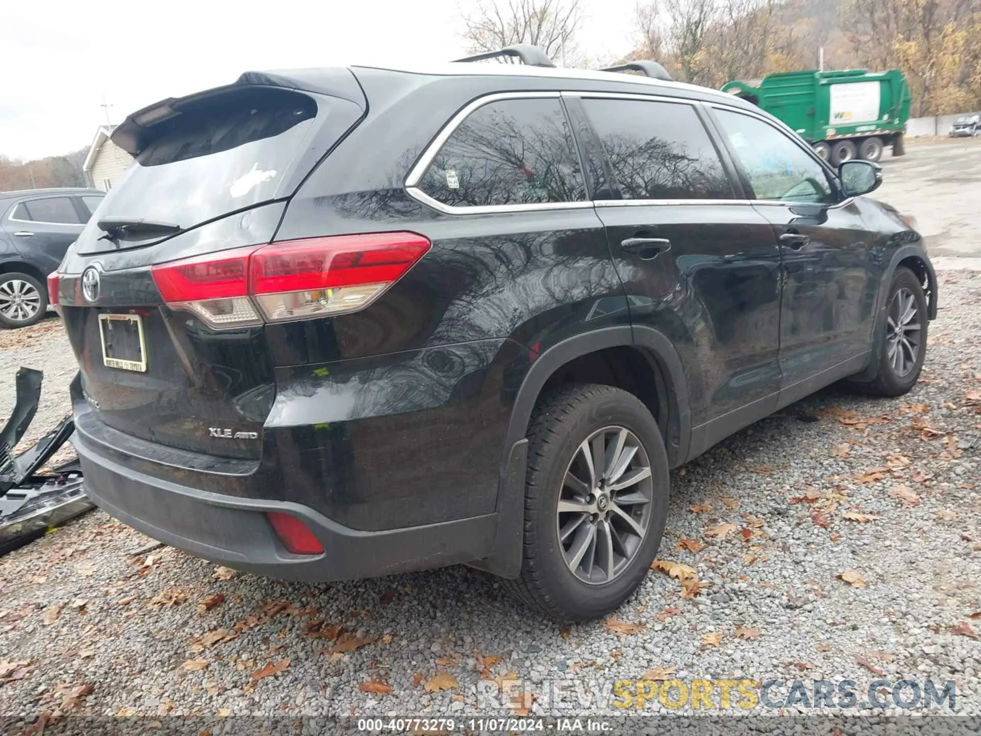 4 Фотография поврежденного автомобиля 5TDJZRFH0KS617099 TOYOTA HIGHLANDER 2019