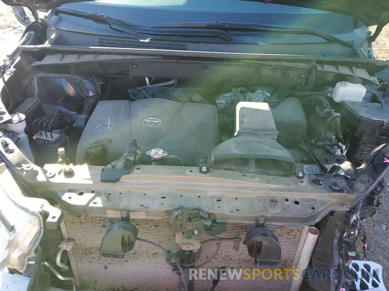 12 Фотография поврежденного автомобиля 5TDJZRFH0KS618270 TOYOTA HIGHLANDER 2019