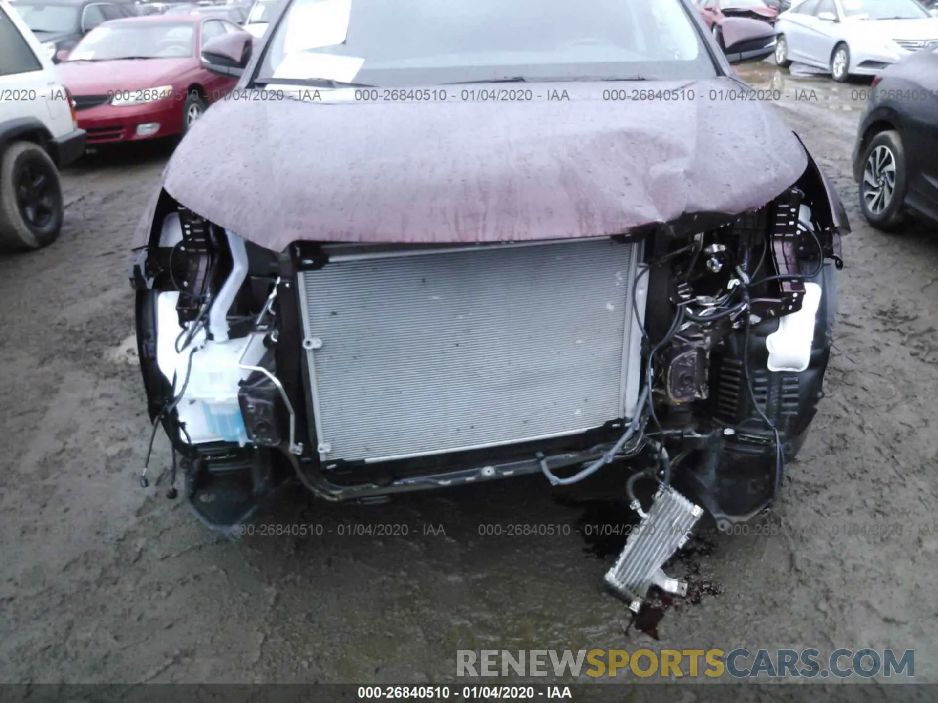 6 Фотография поврежденного автомобиля 5TDJZRFH0KS985105 TOYOTA HIGHLANDER 2019