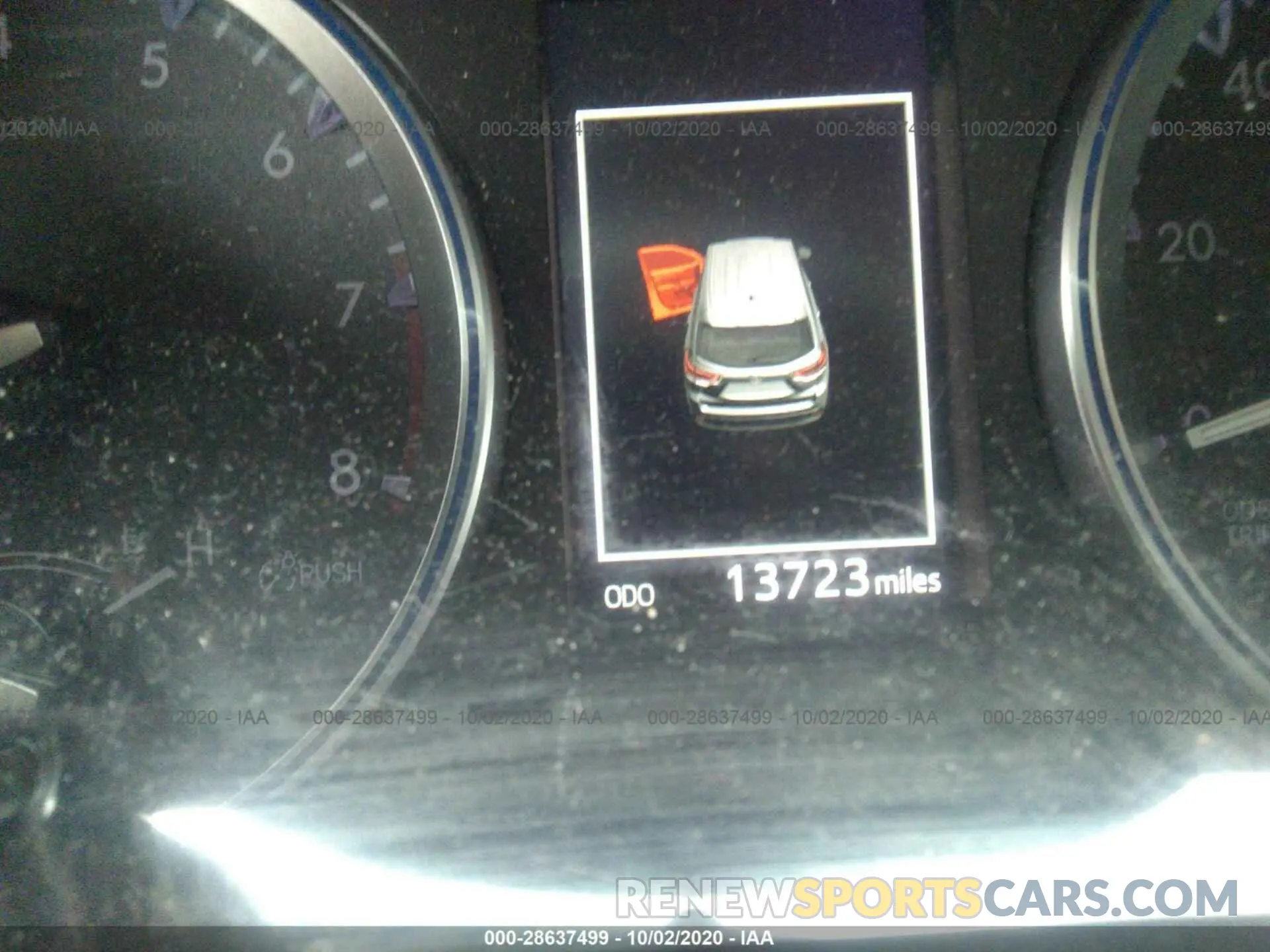 7 Photograph of a damaged car 5TDJZRFH1KS580242 TOYOTA HIGHLANDER 2019