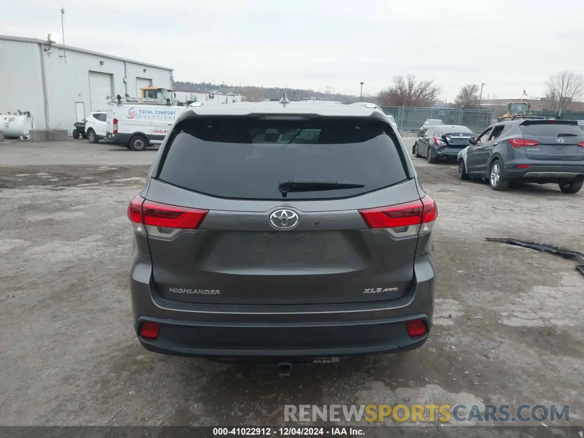 17 Фотография поврежденного автомобиля 5TDJZRFH1KS628192 TOYOTA HIGHLANDER 2019