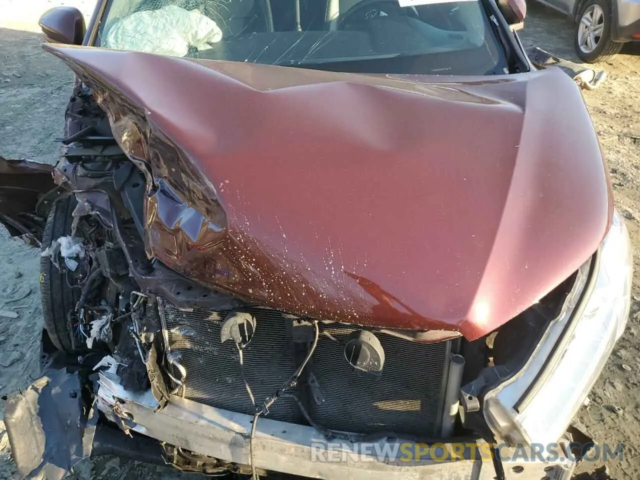 12 Фотография поврежденного автомобиля 5TDJZRFH1KS741429 TOYOTA HIGHLANDER 2019