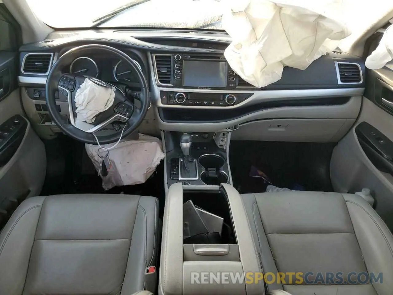 8 Фотография поврежденного автомобиля 5TDJZRFH1KS993813 TOYOTA HIGHLANDER 2019