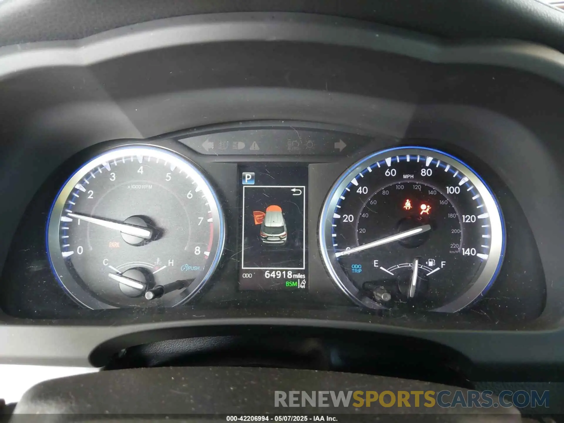7 Фотография поврежденного автомобиля 5TDJZRFH2KS588298 TOYOTA HIGHLANDER 2019