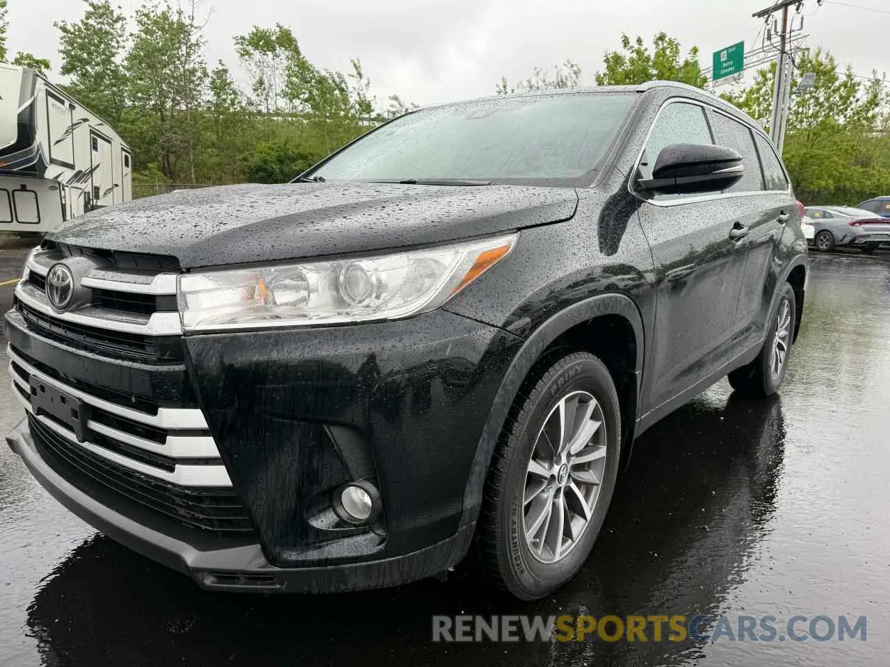 2 Фотография поврежденного автомобиля 5TDJZRFH2KS591654 TOYOTA HIGHLANDER 2019