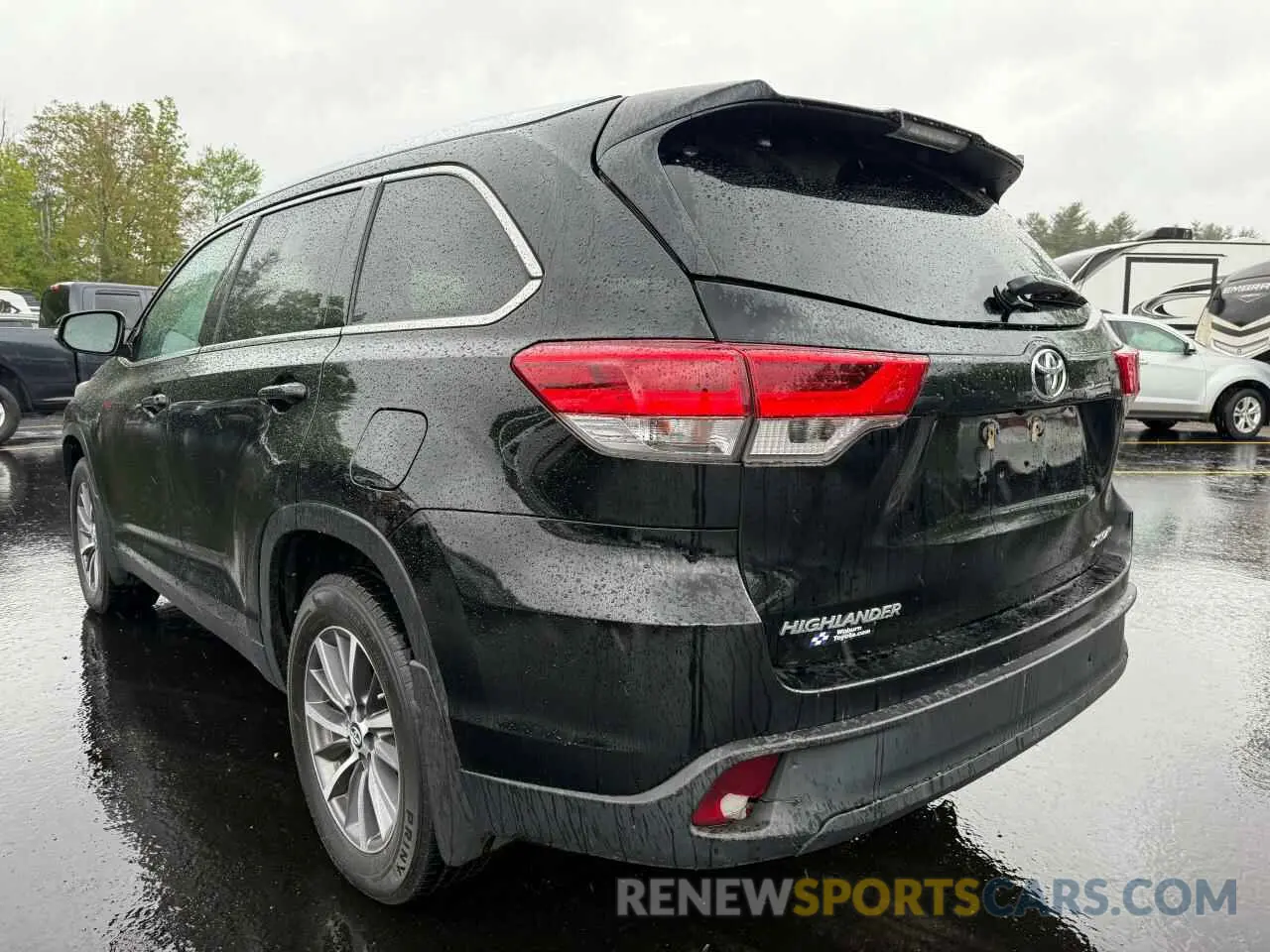 3 Фотография поврежденного автомобиля 5TDJZRFH2KS591654 TOYOTA HIGHLANDER 2019