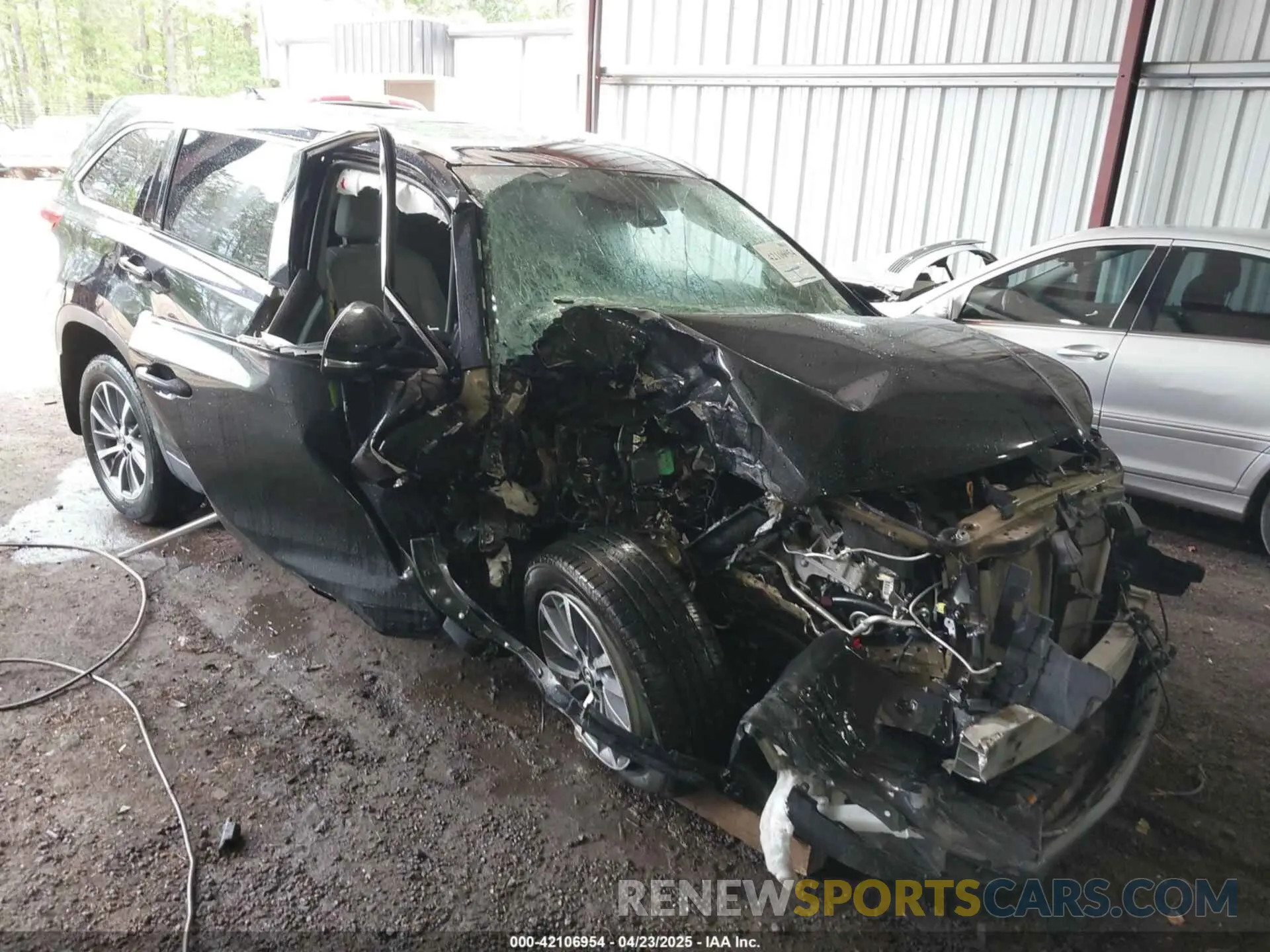 6 Фотография поврежденного автомобиля 5TDJZRFH2KS594988 TOYOTA HIGHLANDER 2019