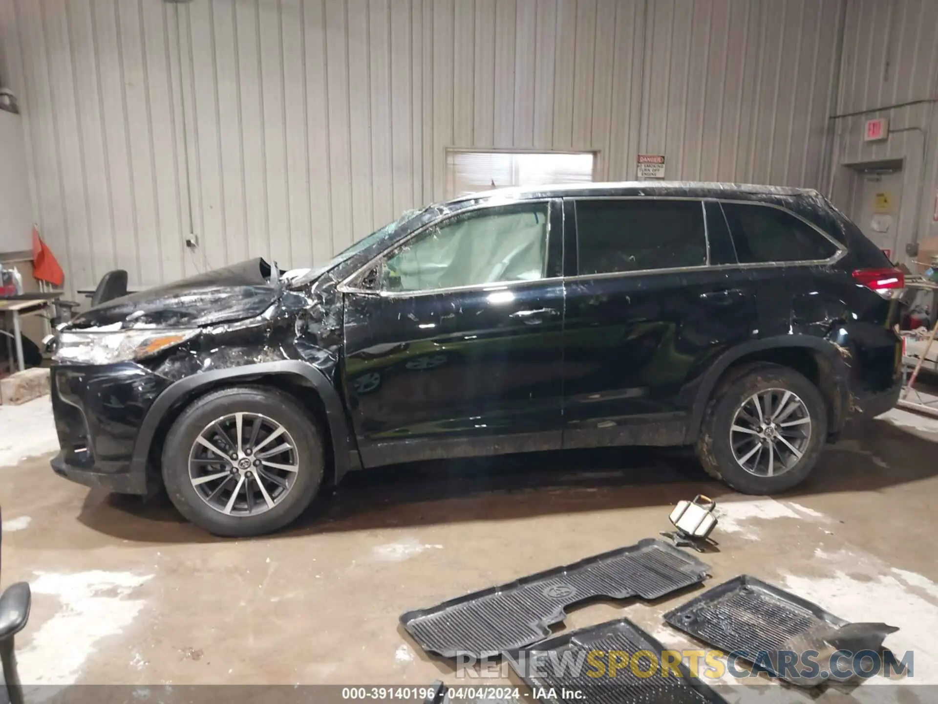15 Фотография поврежденного автомобиля 5TDJZRFH2KS619842 TOYOTA HIGHLANDER 2019