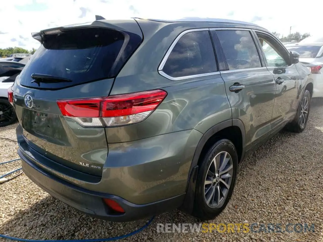 4 Фотография поврежденного автомобиля 5TDJZRFH2KS728320 TOYOTA HIGHLANDER 2019