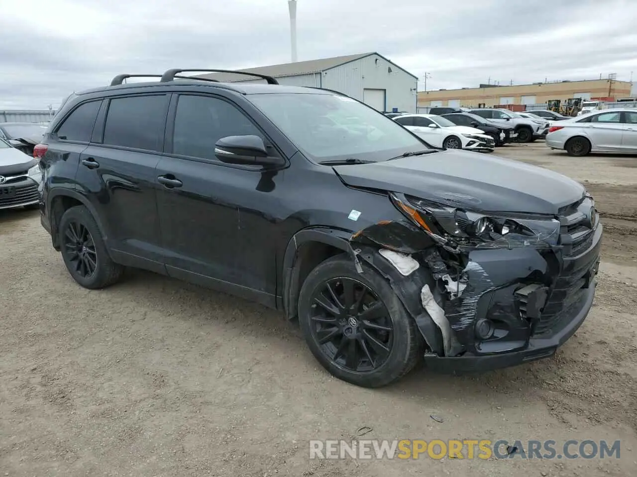 4 Фотография поврежденного автомобиля 5TDJZRFH2KS963669 TOYOTA HIGHLANDER 2019