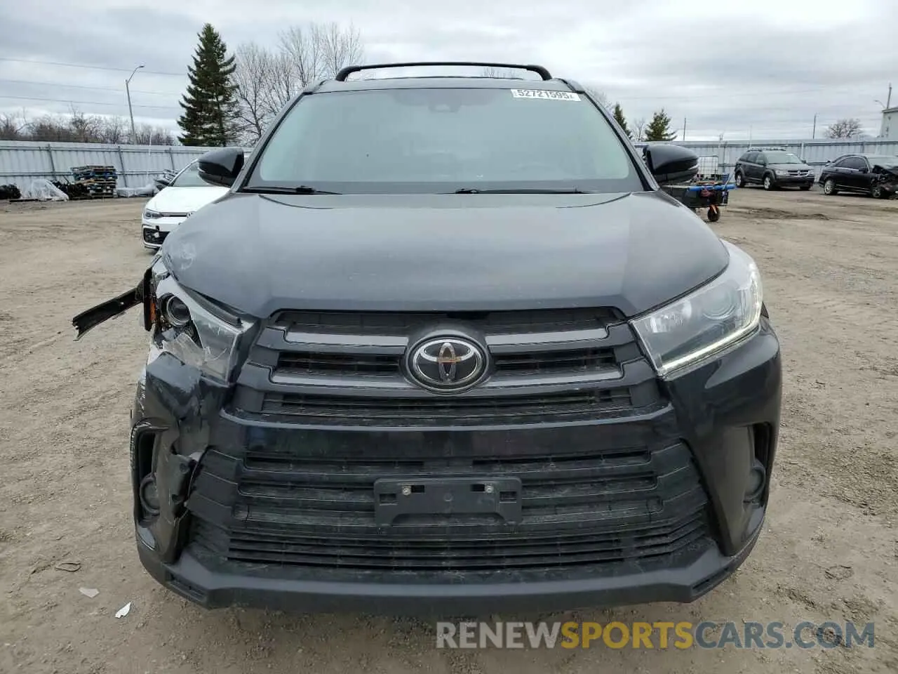 5 Фотография поврежденного автомобиля 5TDJZRFH2KS963669 TOYOTA HIGHLANDER 2019