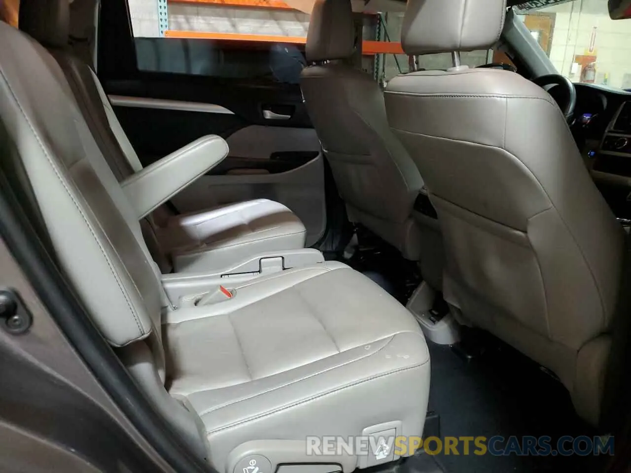 11 Фотография поврежденного автомобиля 5TDJZRFH3KS568190 TOYOTA HIGHLANDER 2019
