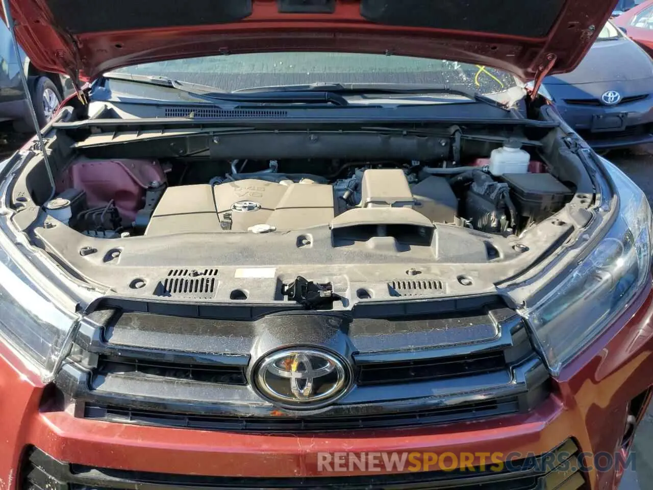11 Фотография поврежденного автомобиля 5TDJZRFH3KS608512 TOYOTA HIGHLANDER 2019