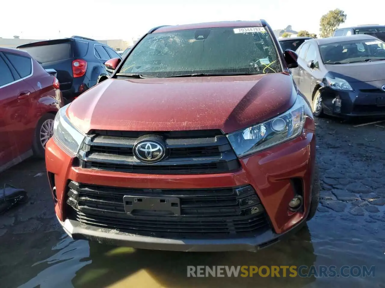 5 Фотография поврежденного автомобиля 5TDJZRFH3KS608512 TOYOTA HIGHLANDER 2019