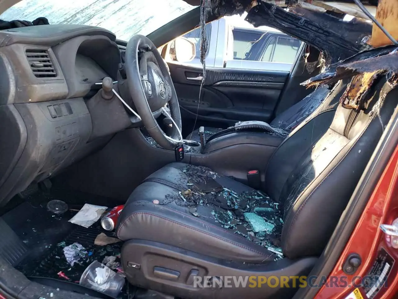 7 Фотография поврежденного автомобиля 5TDJZRFH3KS608512 TOYOTA HIGHLANDER 2019