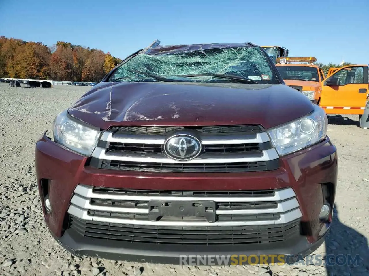5 Фотография поврежденного автомобиля 5TDJZRFH3KS734935 TOYOTA HIGHLANDER 2019