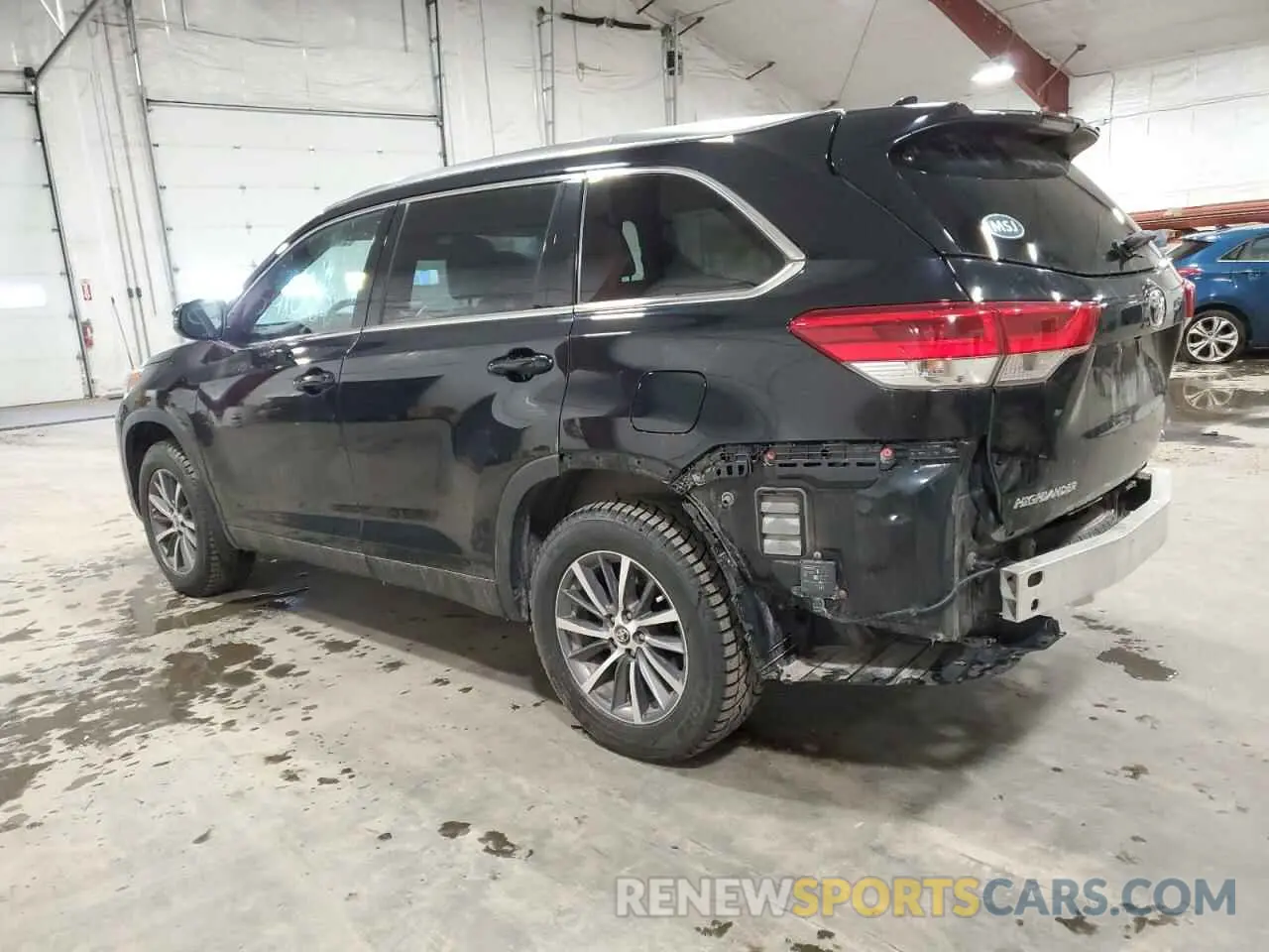 2 Фотография поврежденного автомобиля 5TDJZRFH4KS594992 TOYOTA HIGHLANDER 2019