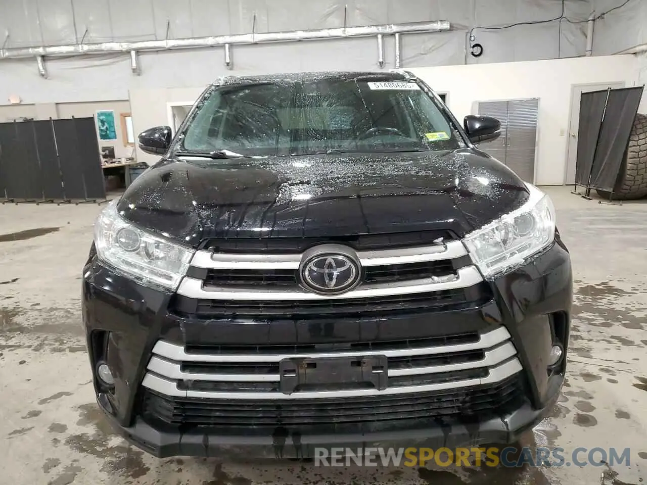 5 Фотография поврежденного автомобиля 5TDJZRFH4KS594992 TOYOTA HIGHLANDER 2019