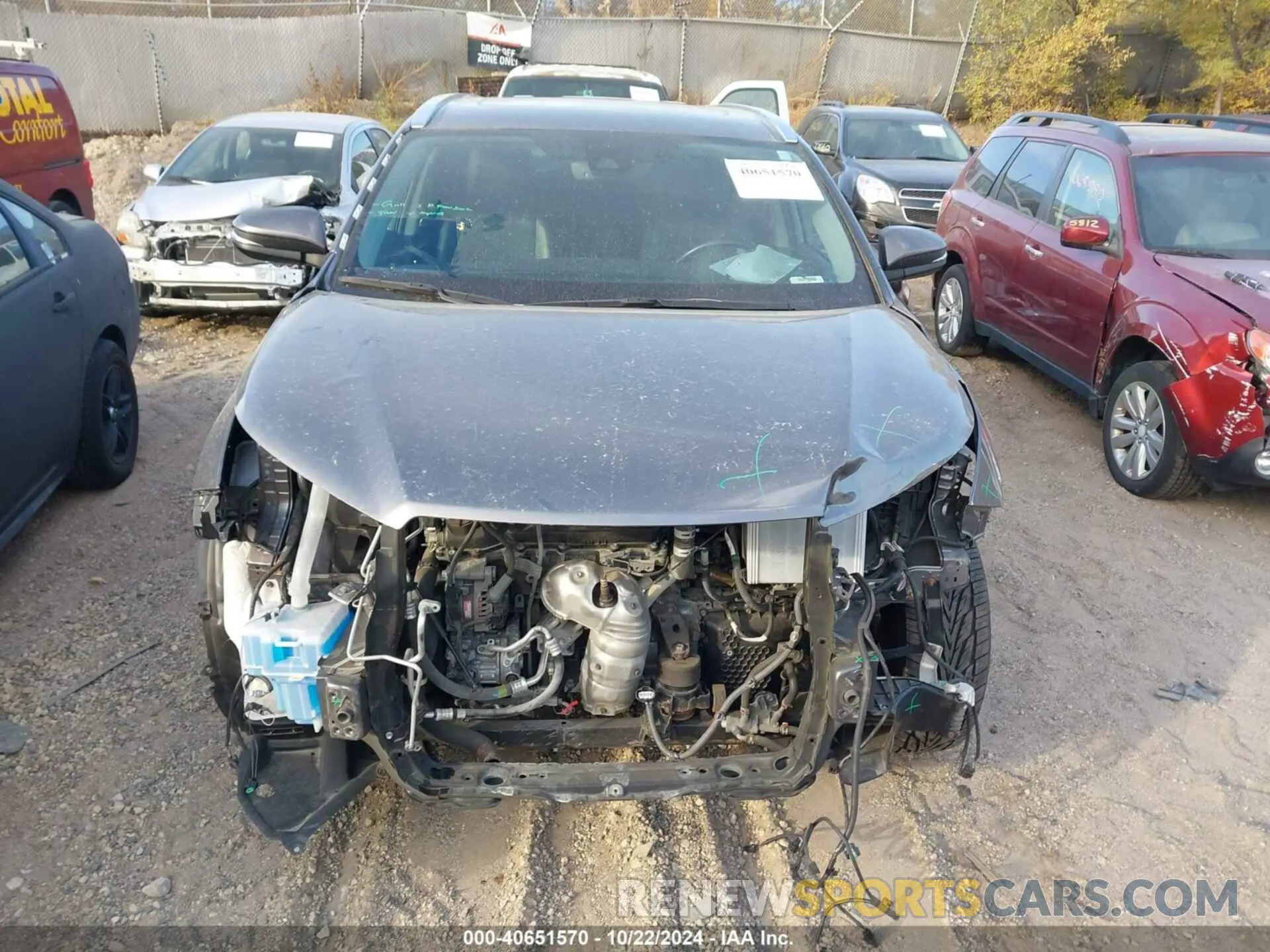 13 Фотография поврежденного автомобиля 5TDJZRFH4KS931421 TOYOTA HIGHLANDER 2019