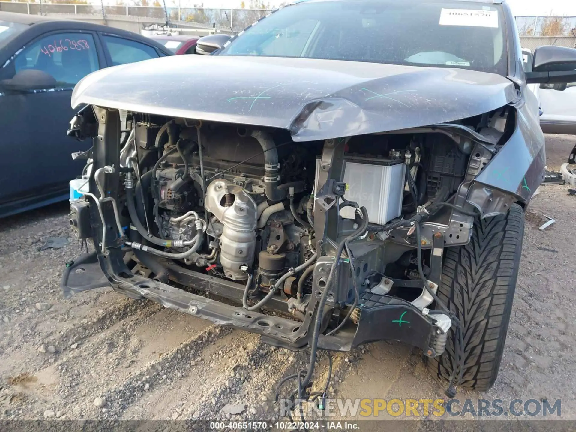 6 Фотография поврежденного автомобиля 5TDJZRFH4KS931421 TOYOTA HIGHLANDER 2019