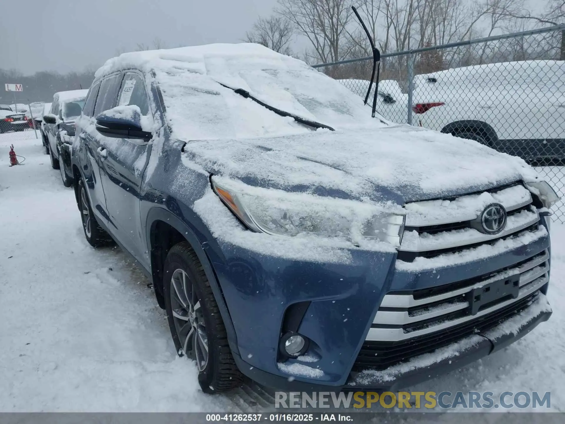 1 Фотография поврежденного автомобиля 5TDJZRFH4KS999914 TOYOTA HIGHLANDER 2019