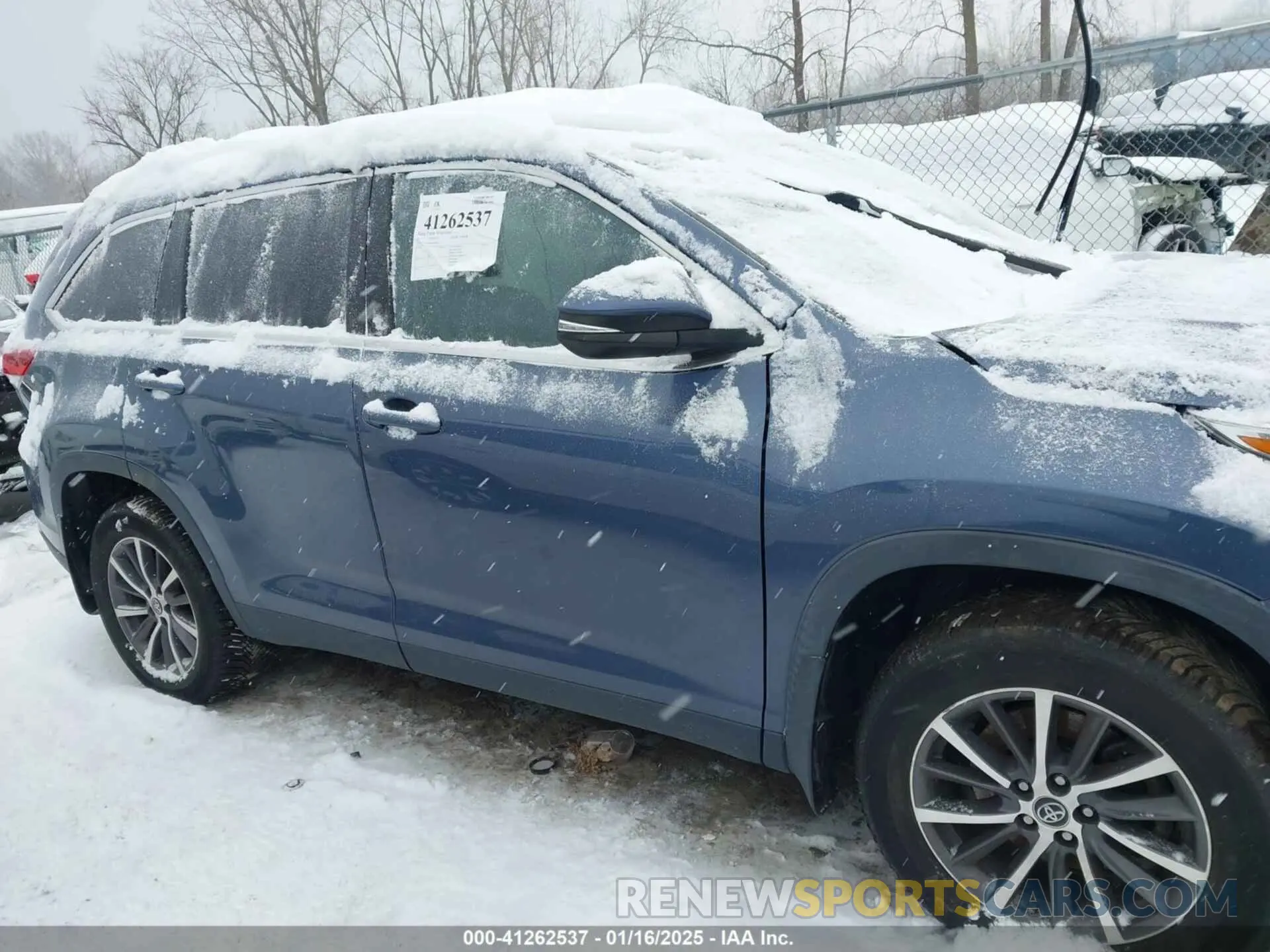 13 Фотография поврежденного автомобиля 5TDJZRFH4KS999914 TOYOTA HIGHLANDER 2019