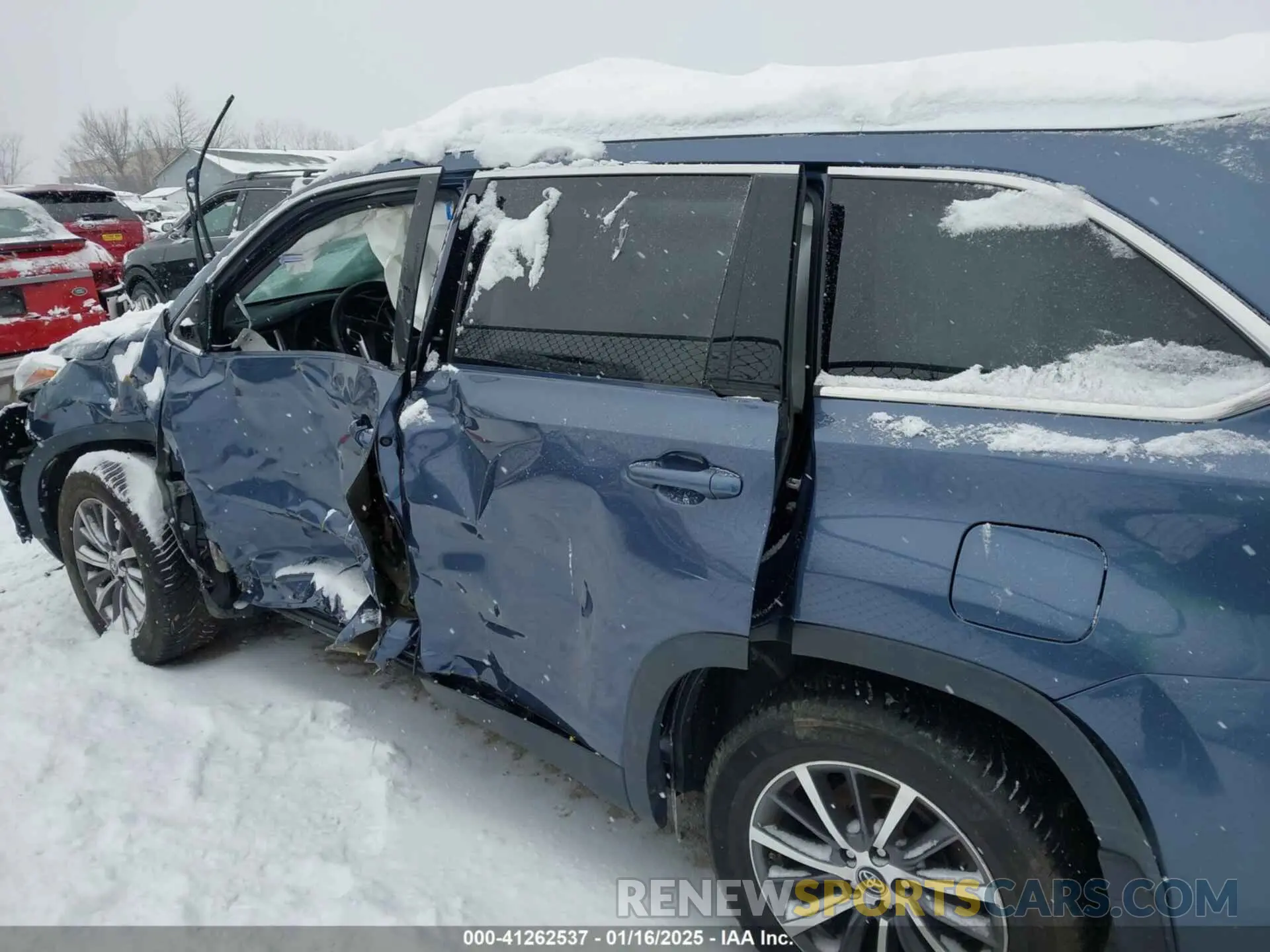 14 Фотография поврежденного автомобиля 5TDJZRFH4KS999914 TOYOTA HIGHLANDER 2019