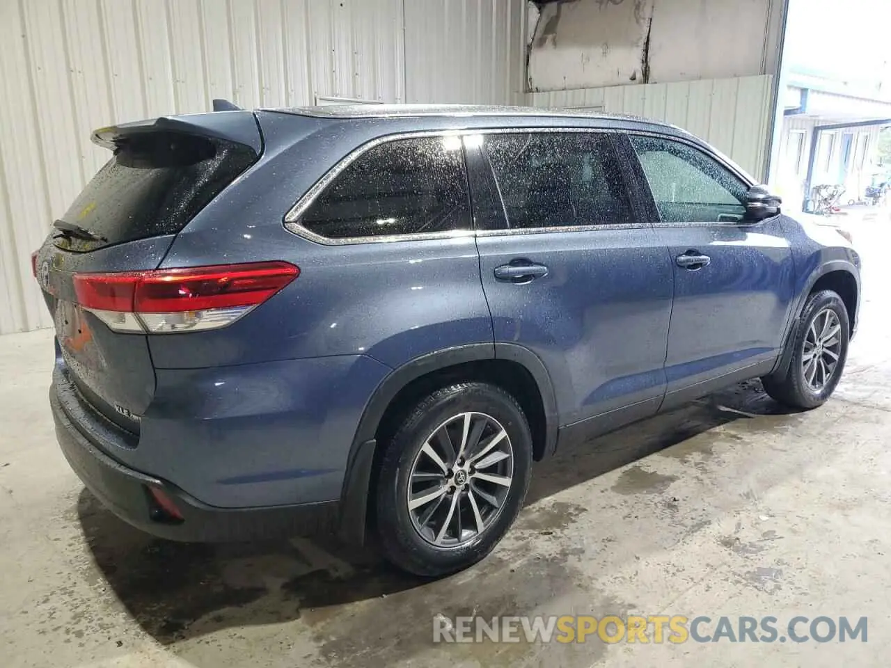3 Фотография поврежденного автомобиля 5TDJZRFH5KS714752 TOYOTA HIGHLANDER 2019