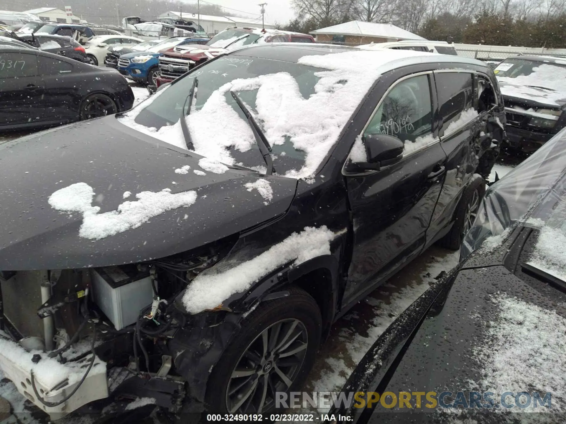 6 Фотография поврежденного автомобиля 5TDJZRFH5KS922808 TOYOTA HIGHLANDER 2019