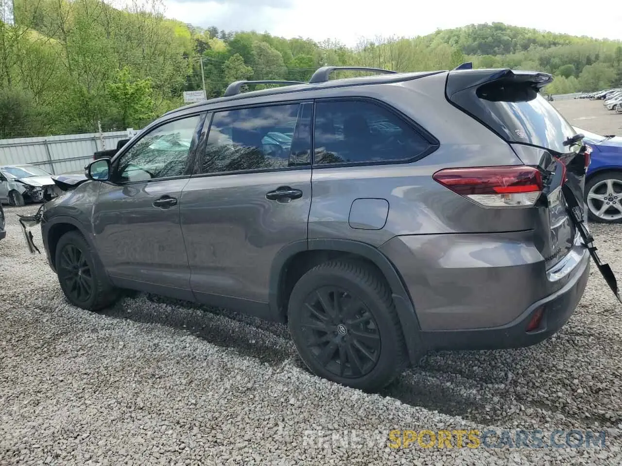 2 Фотография поврежденного автомобиля 5TDJZRFH5KS980790 TOYOTA HIGHLANDER 2019