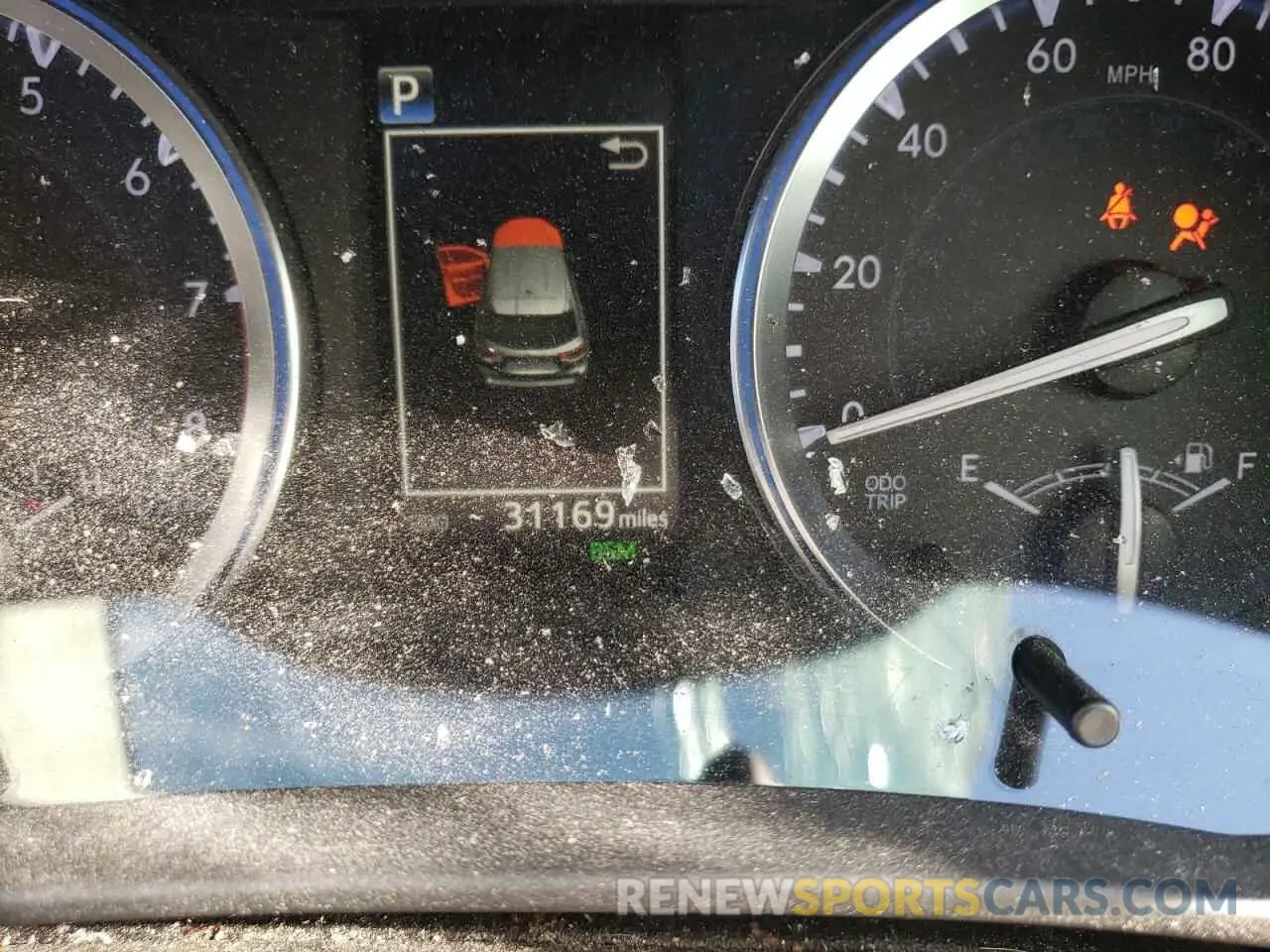 9 Фотография поврежденного автомобиля 5TDJZRFH6KS576526 TOYOTA HIGHLANDER 2019