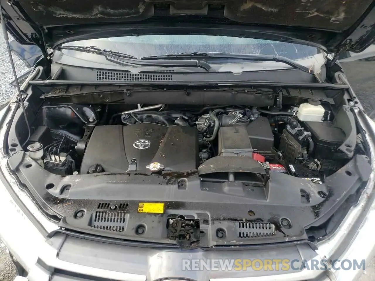 7 Фотография поврежденного автомобиля 5TDJZRFH6KS915639 TOYOTA HIGHLANDER 2019