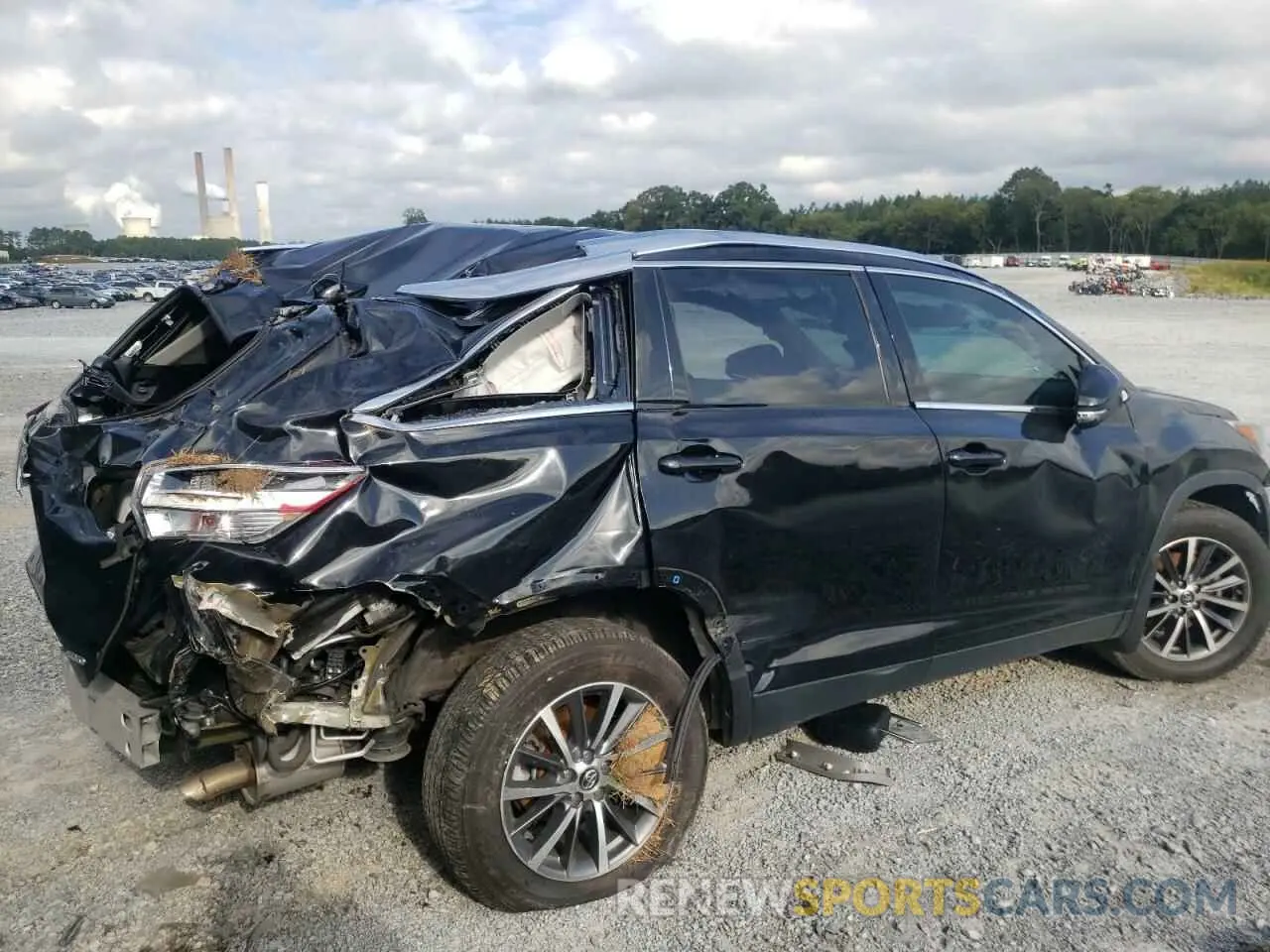 9 Фотография поврежденного автомобиля 5TDJZRFH6KS915639 TOYOTA HIGHLANDER 2019