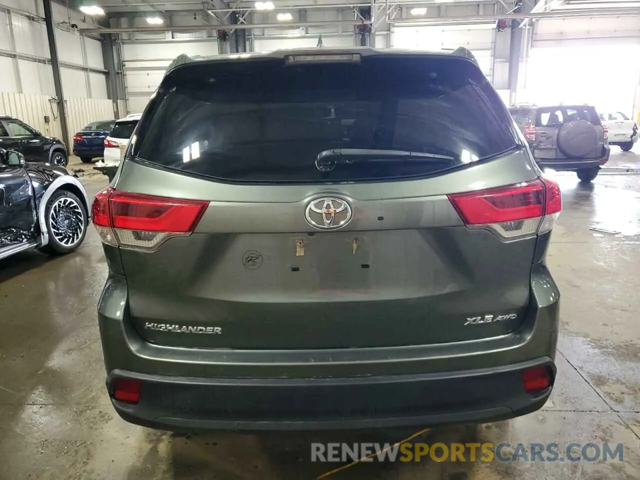 6 Фотография поврежденного автомобиля 5TDJZRFH6KS953002 TOYOTA HIGHLANDER 2019