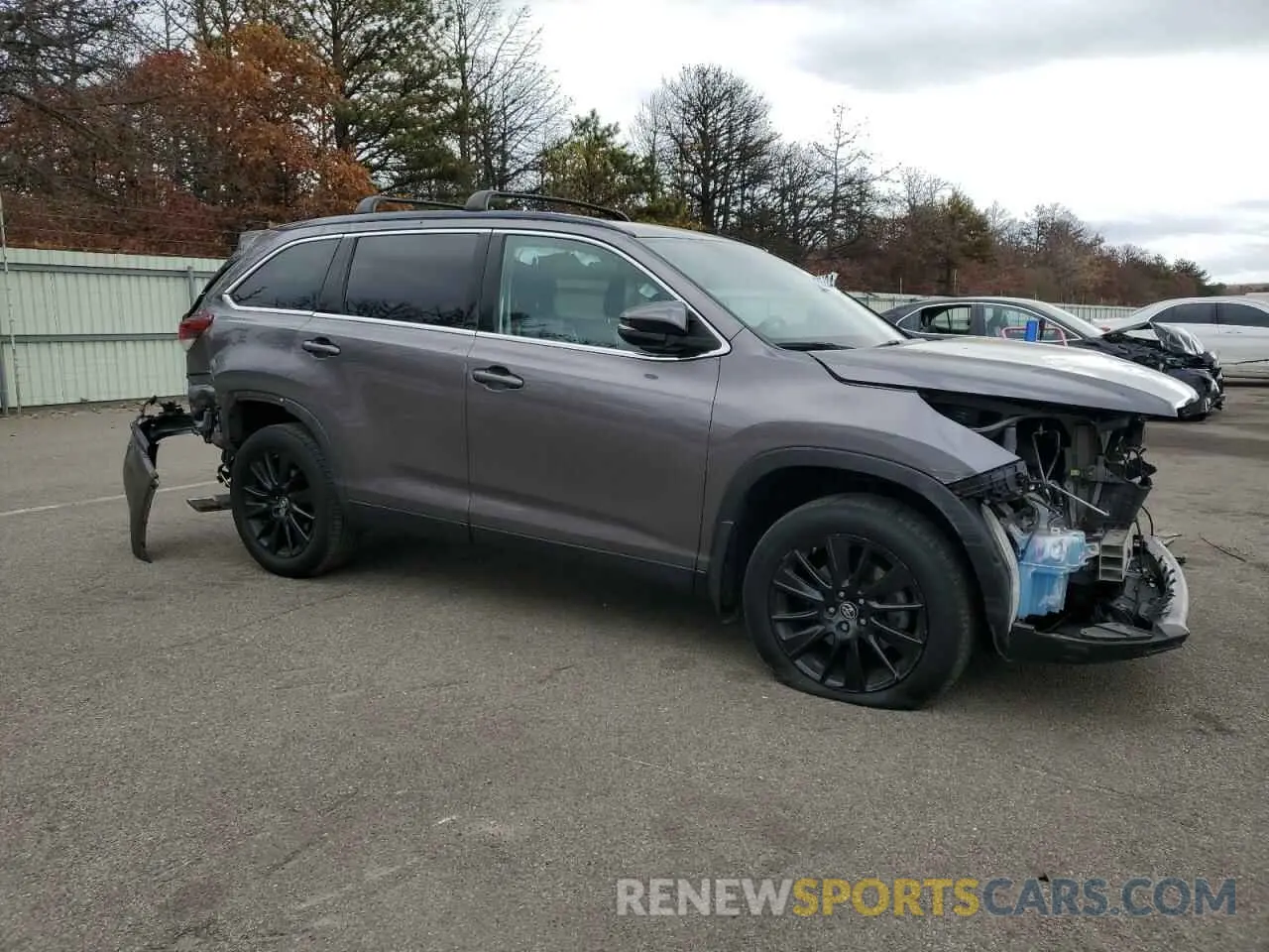 4 Фотография поврежденного автомобиля 5TDJZRFH8KS624673 TOYOTA HIGHLANDER 2019