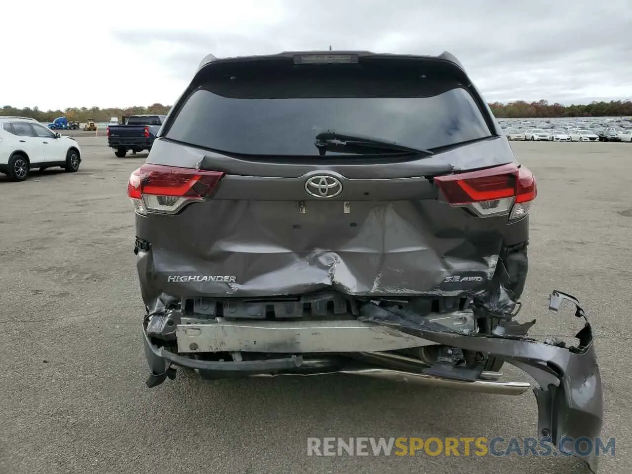6 Фотография поврежденного автомобиля 5TDJZRFH8KS624673 TOYOTA HIGHLANDER 2019