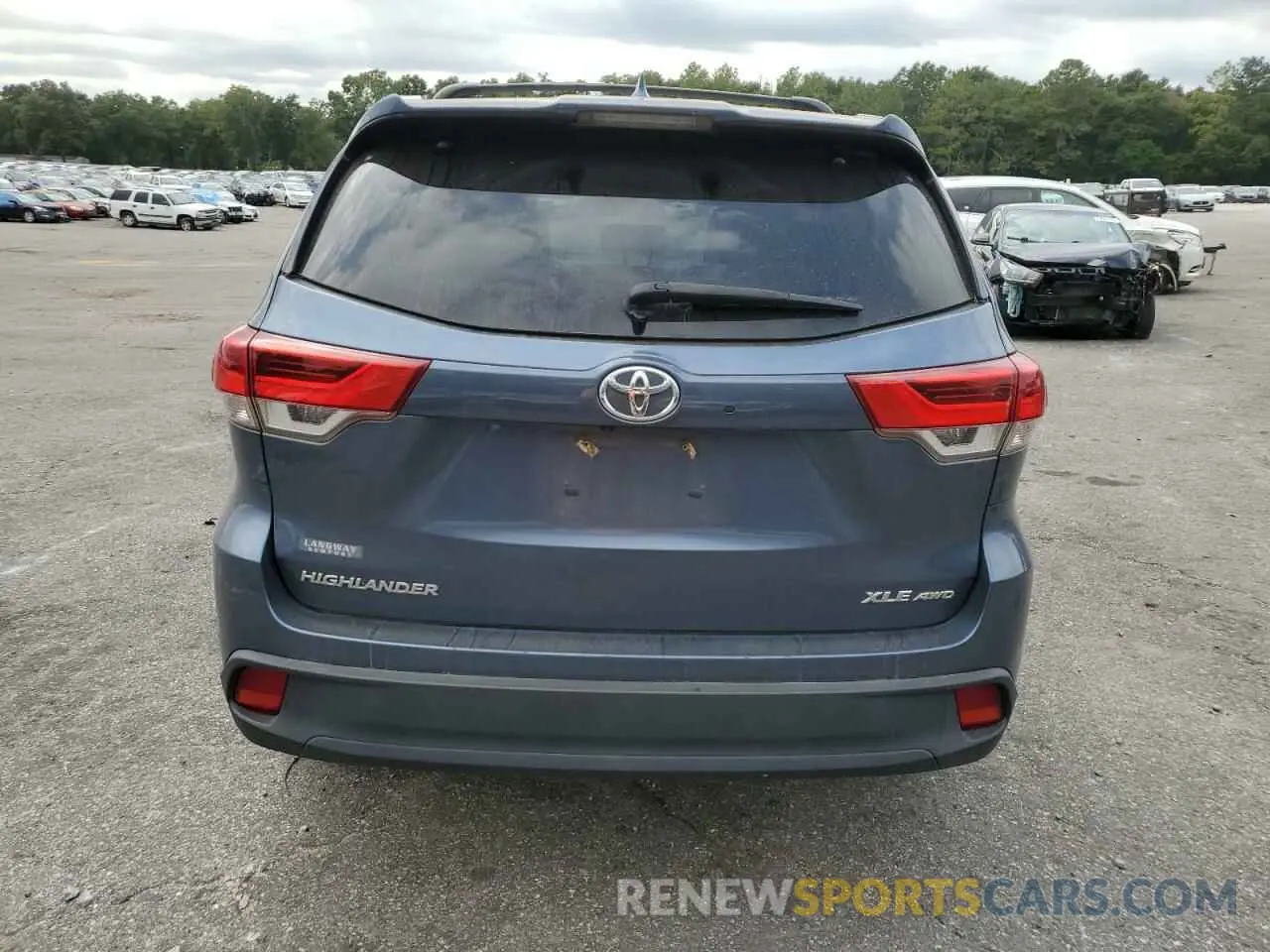 6 Фотография поврежденного автомобиля 5TDJZRFH8KS920986 TOYOTA HIGHLANDER 2019