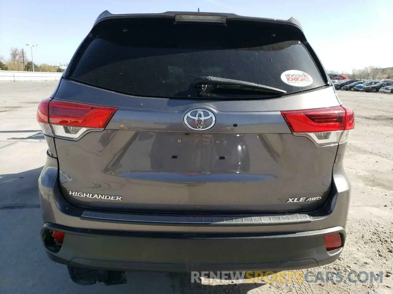 6 Фотография поврежденного автомобиля 5TDJZRFH9KS605582 TOYOTA HIGHLANDER 2019