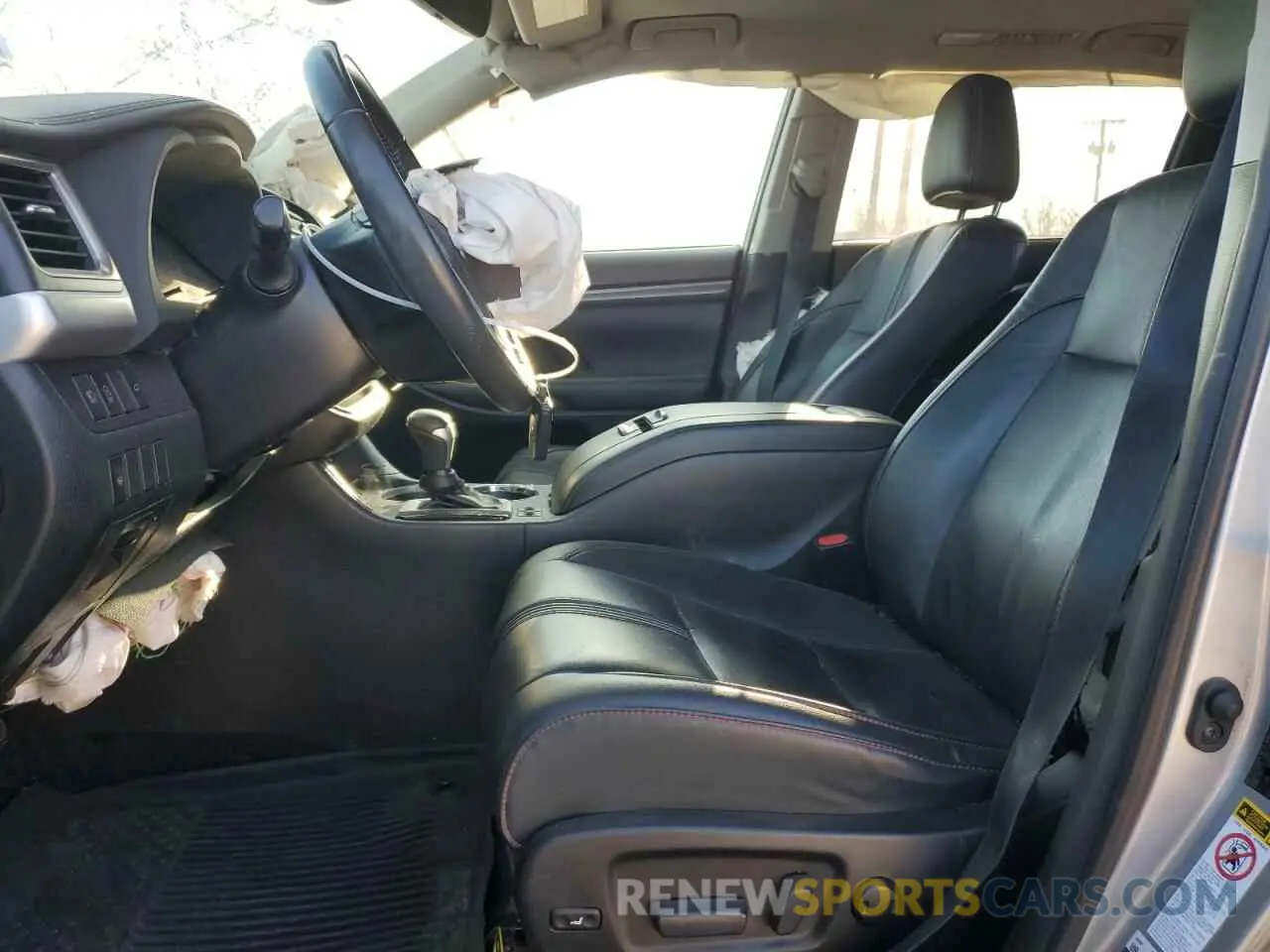 7 Фотография поврежденного автомобиля 5TDJZRFH9KS613925 TOYOTA HIGHLANDER 2019