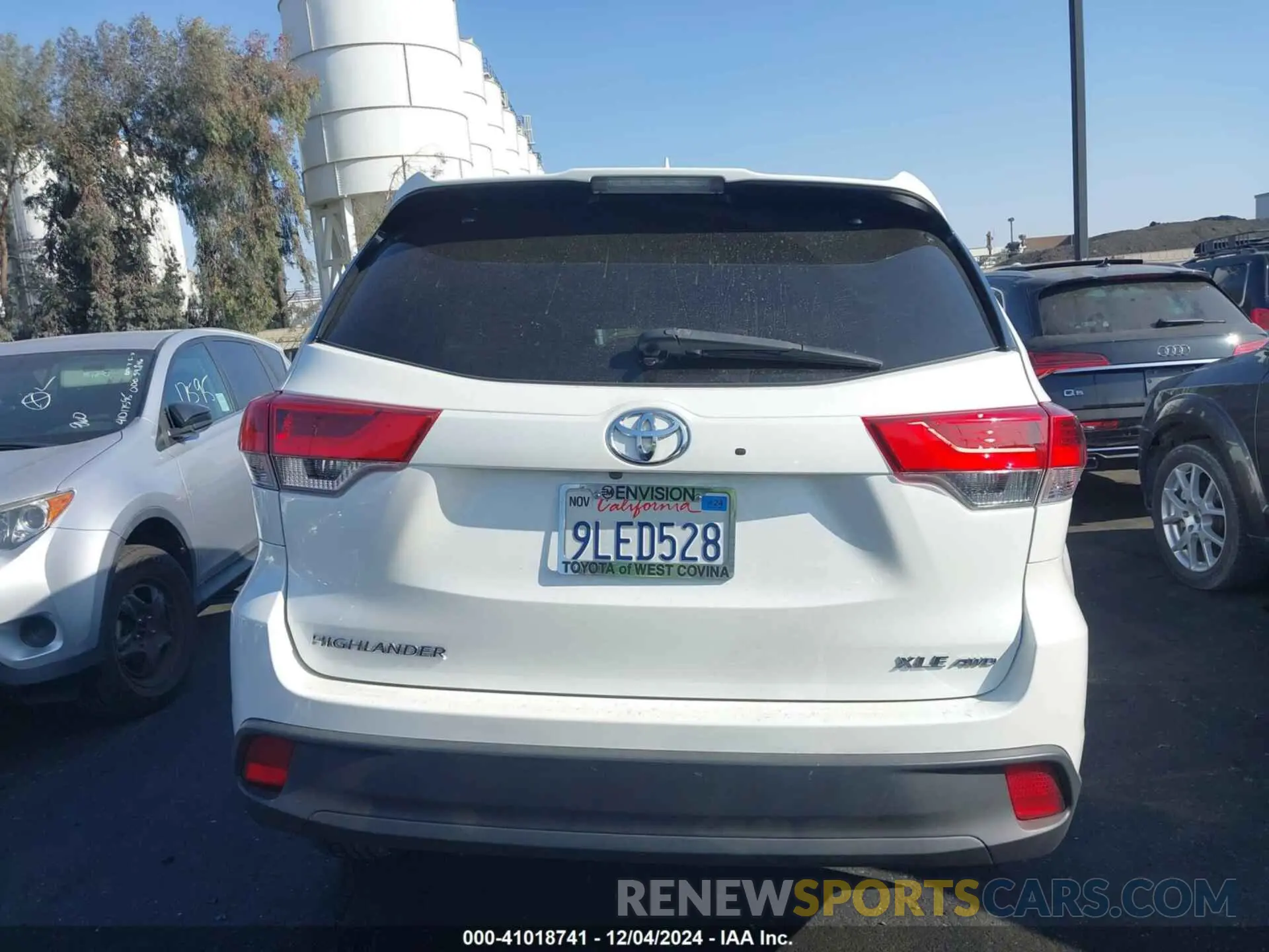 16 Фотография поврежденного автомобиля 5TDJZRFH9KS731473 TOYOTA HIGHLANDER 2019