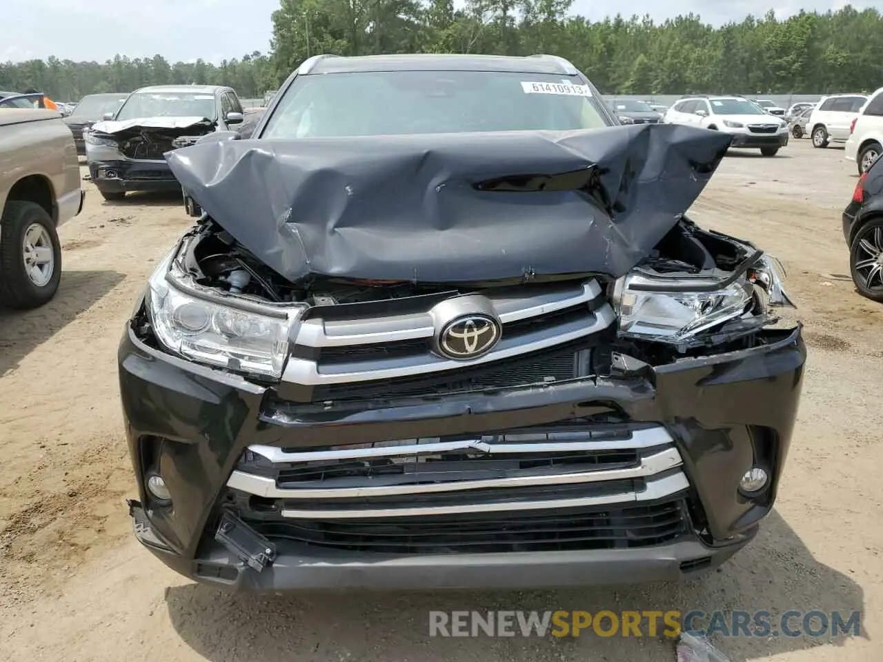 5 Фотография поврежденного автомобиля 5TDKZRFH0KS361308 TOYOTA HIGHLANDER 2019