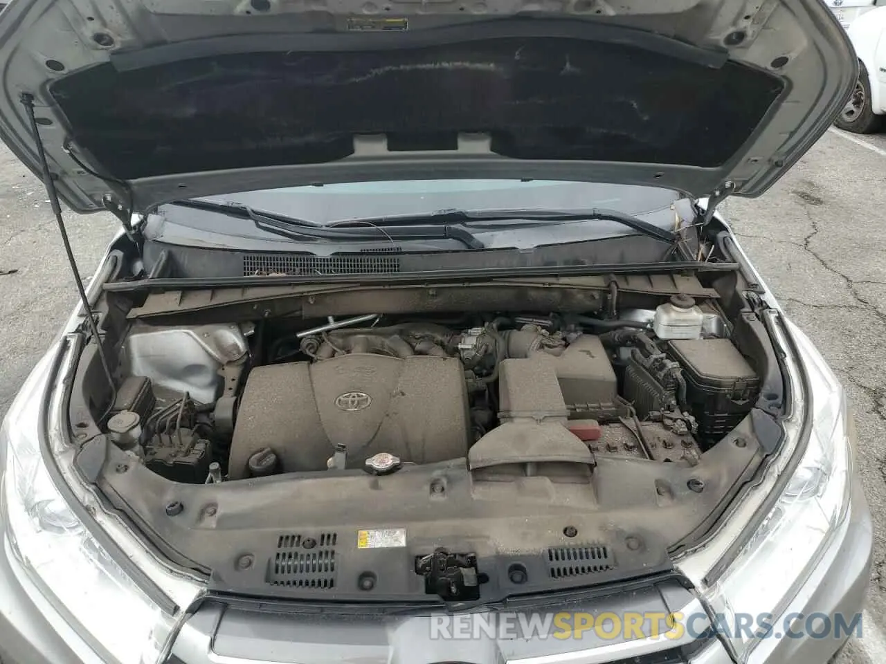 12 Фотография поврежденного автомобиля 5TDKZRFH1KS572291 TOYOTA HIGHLANDER 2019