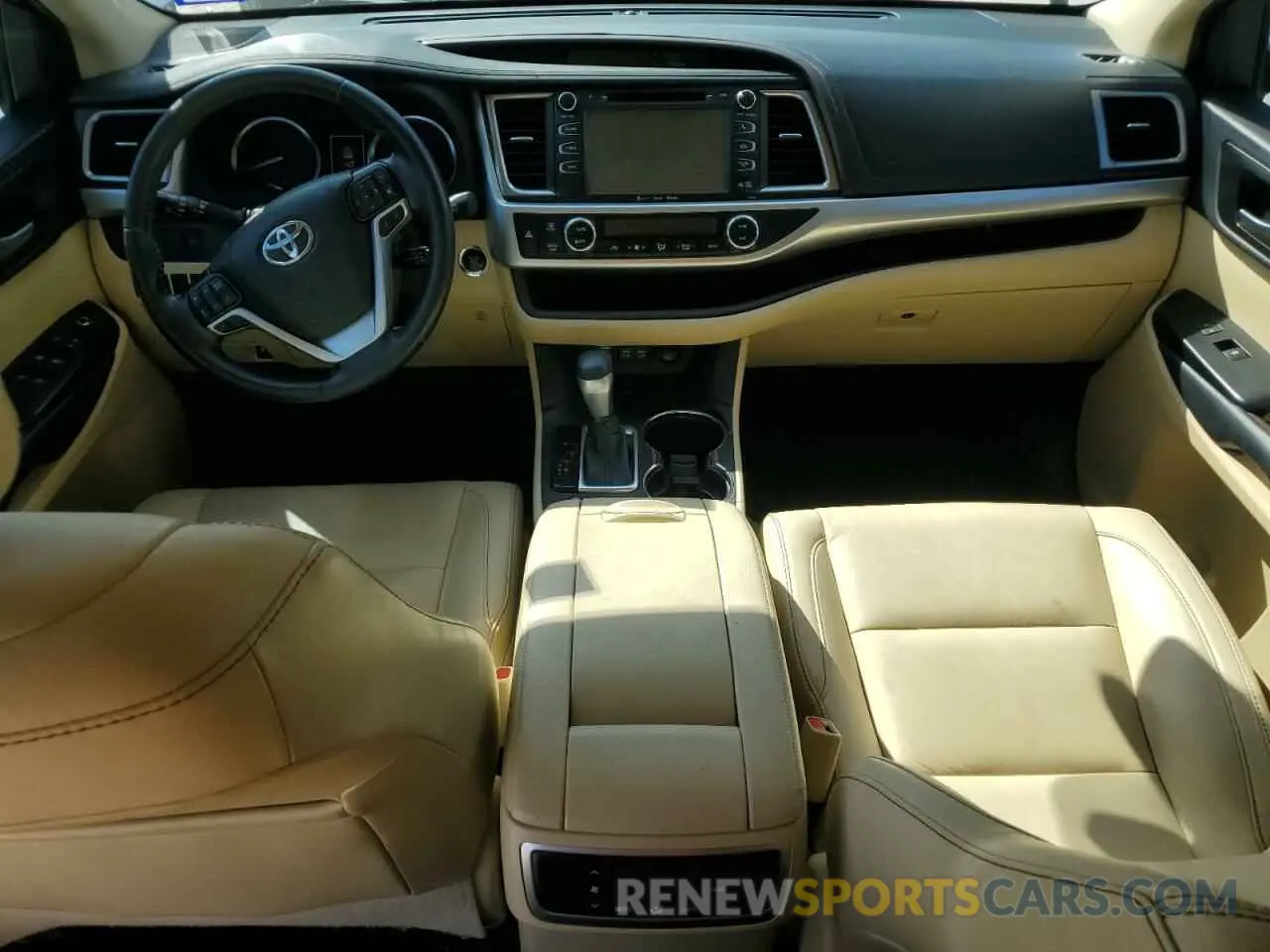 8 Фотография поврежденного автомобиля 5TDKZRFH2KS292654 TOYOTA HIGHLANDER 2019