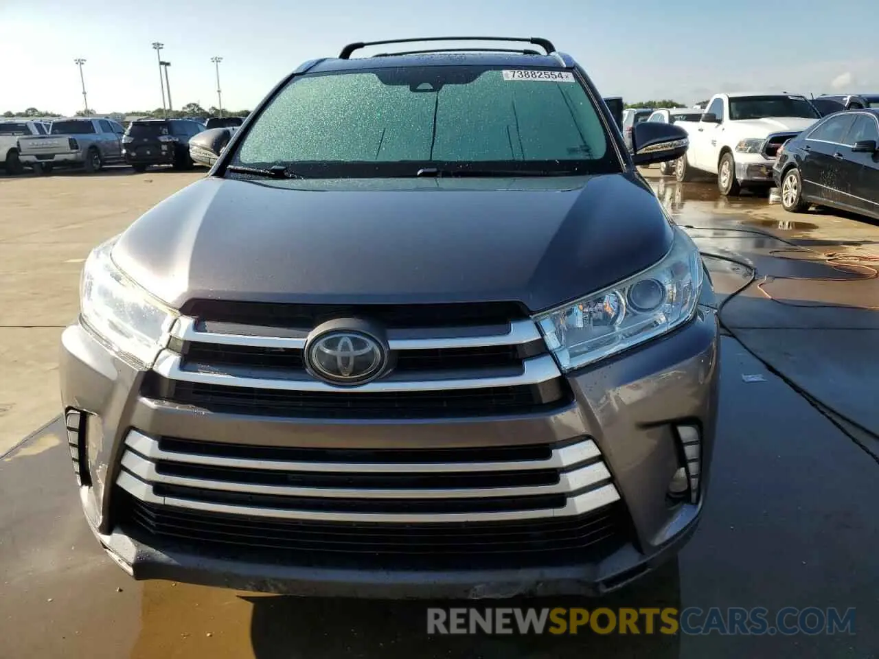 5 Фотография поврежденного автомобиля 5TDKZRFH2KS300932 TOYOTA HIGHLANDER 2019