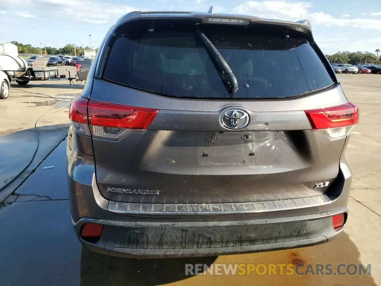 6 Фотография поврежденного автомобиля 5TDKZRFH2KS300932 TOYOTA HIGHLANDER 2019